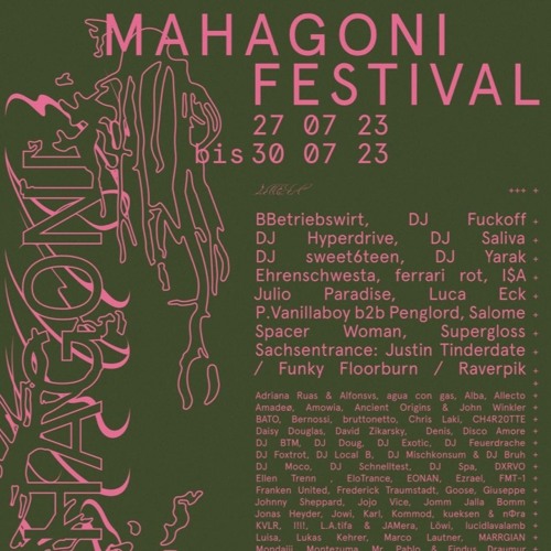 Amadeø @Mahagoni Festival 2023 Tesserakt