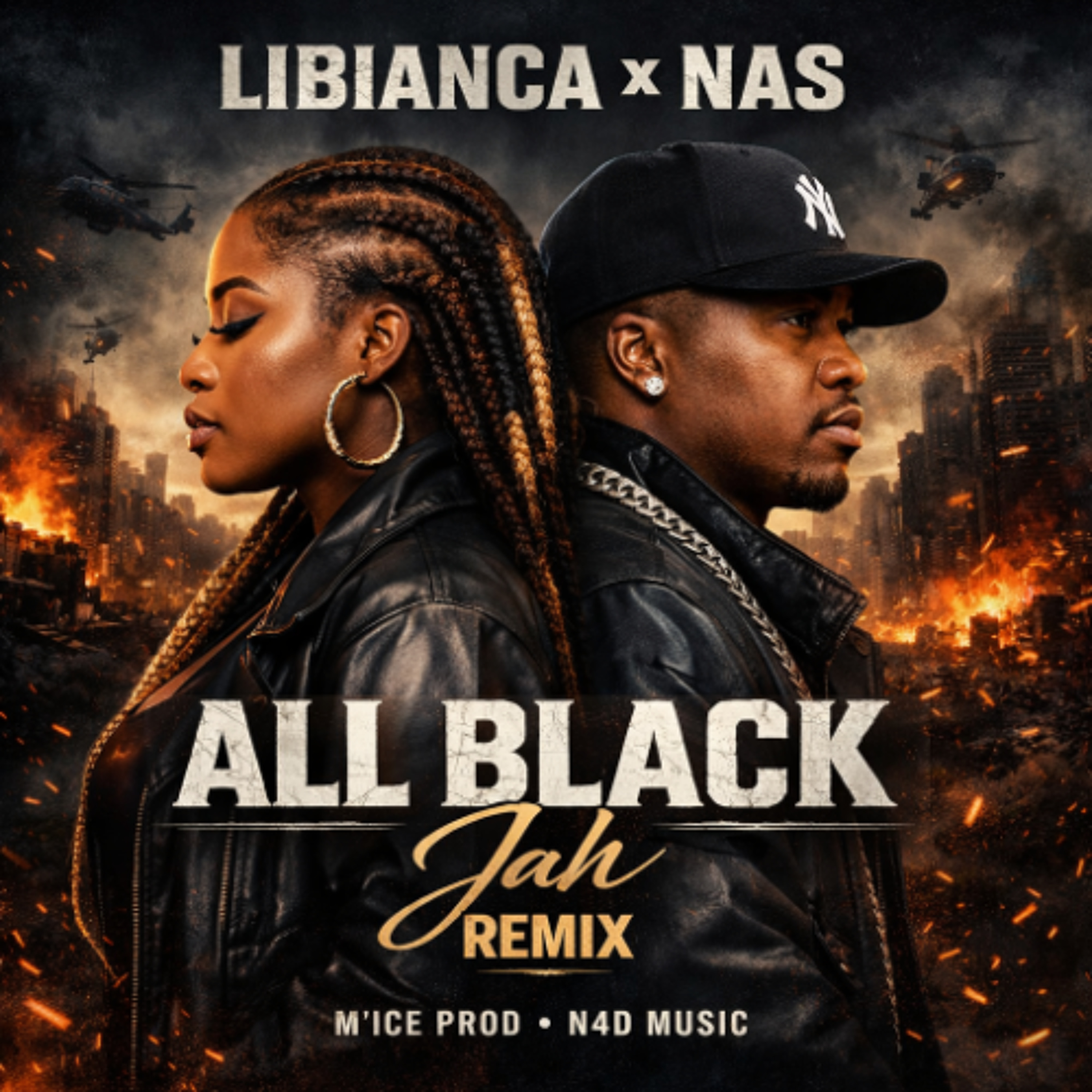 Libianca x Nas Remix All Black - Jah - Remix by M'ice Prod - N4D MUSIC episode artwork