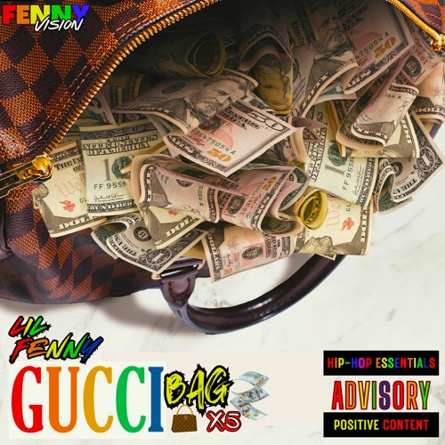 gucci bag full of money