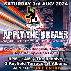 Rob Focuz - Apply The Breaks at The Beehive