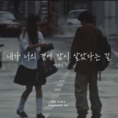 내가 너의 곁에 잠시 살았다는 걸  백예린  AI COVER VER