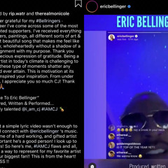 “A tribute to Eric Bellinger”- #IAMCJ