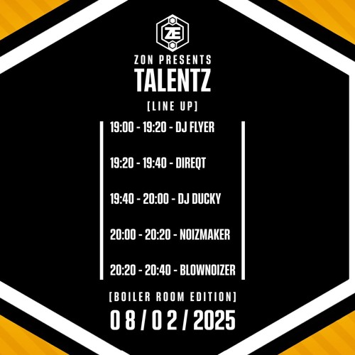 NOIZMAKER - Zon Events | Talentz [Boiler Room Edition]