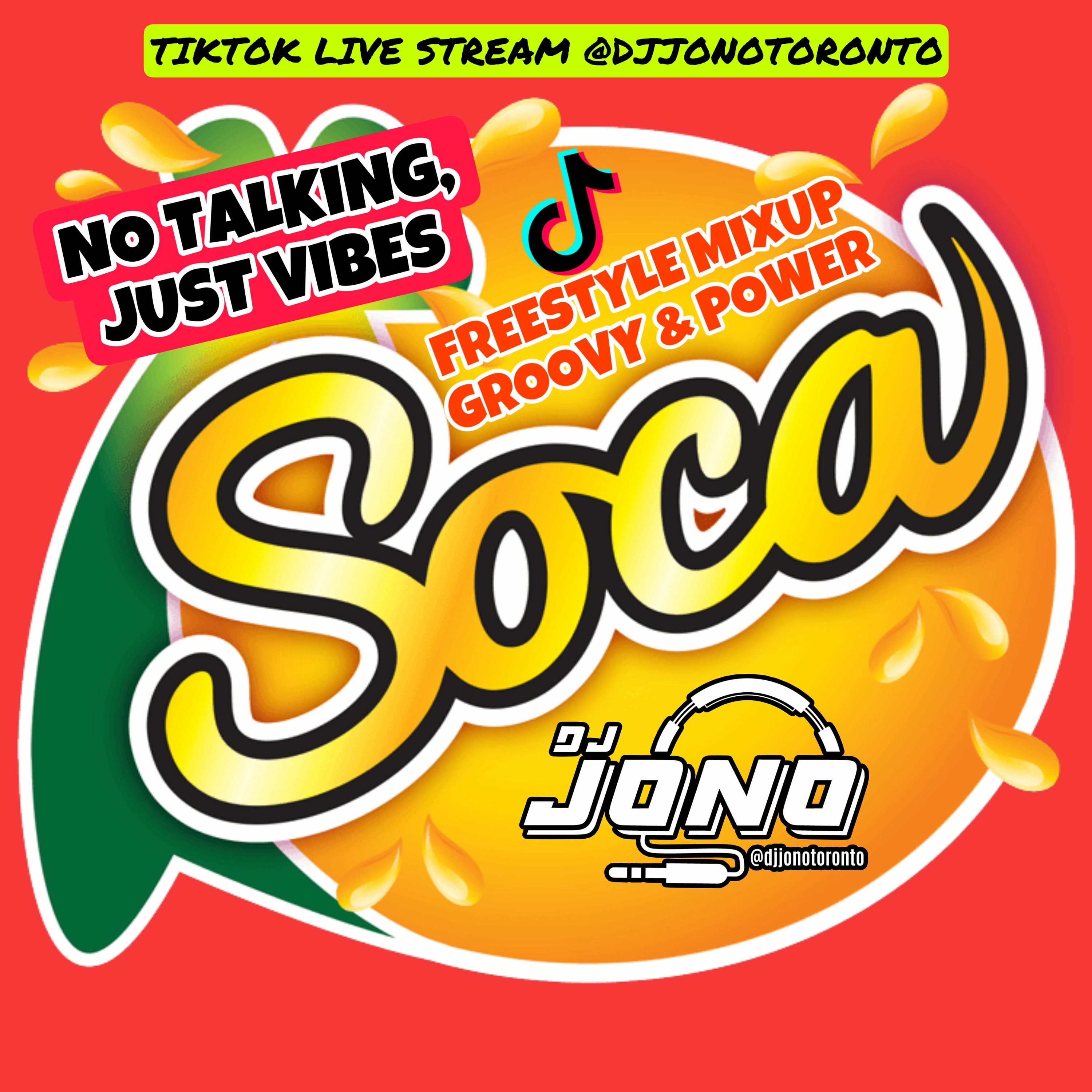 NO TALKING, JUST VIBES POP UP TIKTOK LIVE #4 (FREESTYLE MIXUP GROOVY & POWER SOCA)