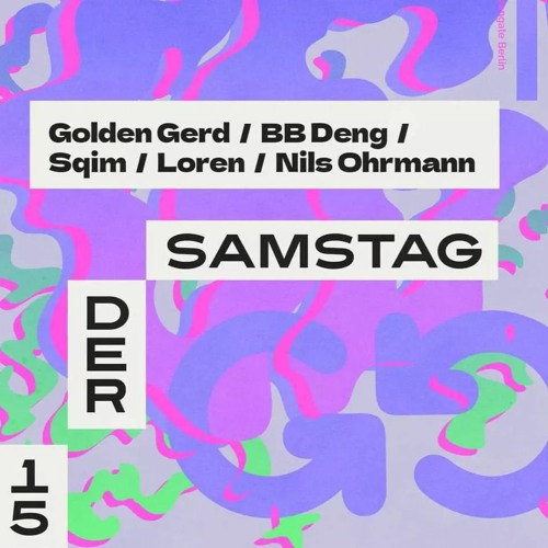 BB Deng at Berlin Golden Gate club 15.04.2023