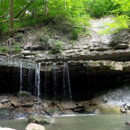 Ledge Waterfall - Sennheiser MKH 8050, MKH 30