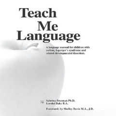 [ACCESS] EPUB 💏 Teach Me Language A Language Manual for Children with Autism, Asperg