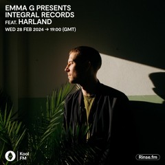 Emma G presents Integral Records feat. Harland | Kool FM