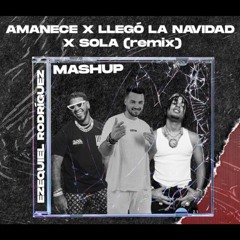 Amanece x Llegó La Navidad x Sola(Remix) - E. Rodriguez Mashup