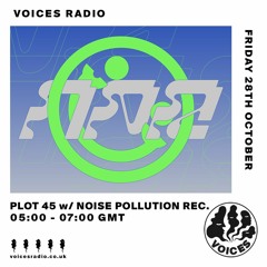 Plot 45 w/ Noise Pollution Recordings on Voices Radio — 28th October 2022