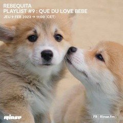 Rebequita Playlist #9 : Que du love bébé - 09 Février 2023