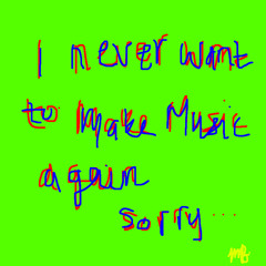 I Never Want To Make Music Again, Sorry