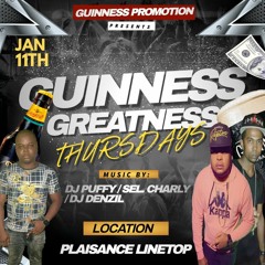 GUINNESS GREATNESS THURSDAYS PLAISANCE LINETOP