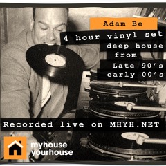 PlayHouseSessions 6 - Adam Be - Live Vinyl Set - Deep House from 90's - 00's