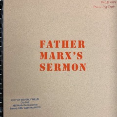 Father Marx's Sermon