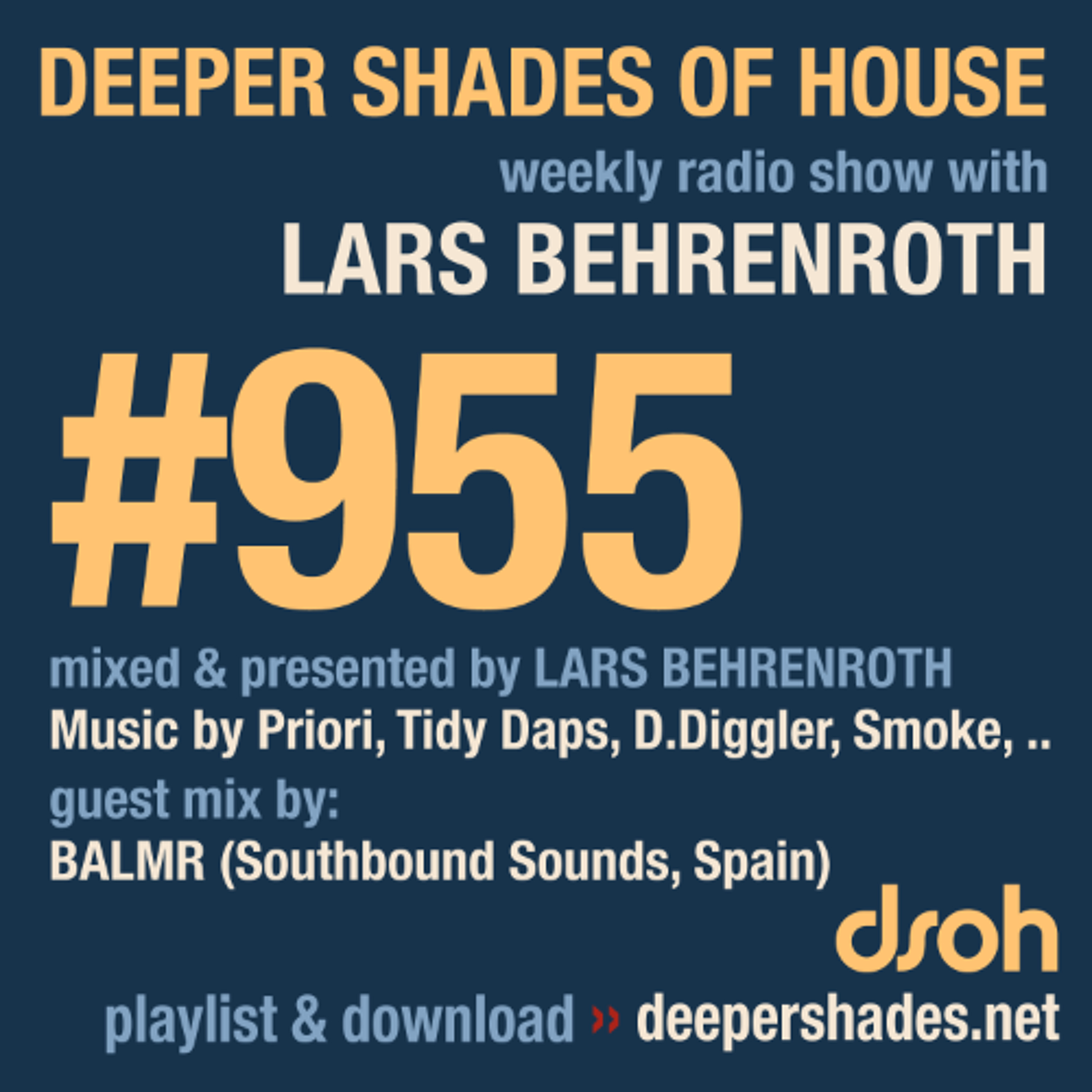 DSOH #955 Deeper Shades Of House w/ guest mix by BALMR episode artwork