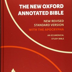 The New Oxford Annotated Bible with Apocrypha: New Revised Standard Version