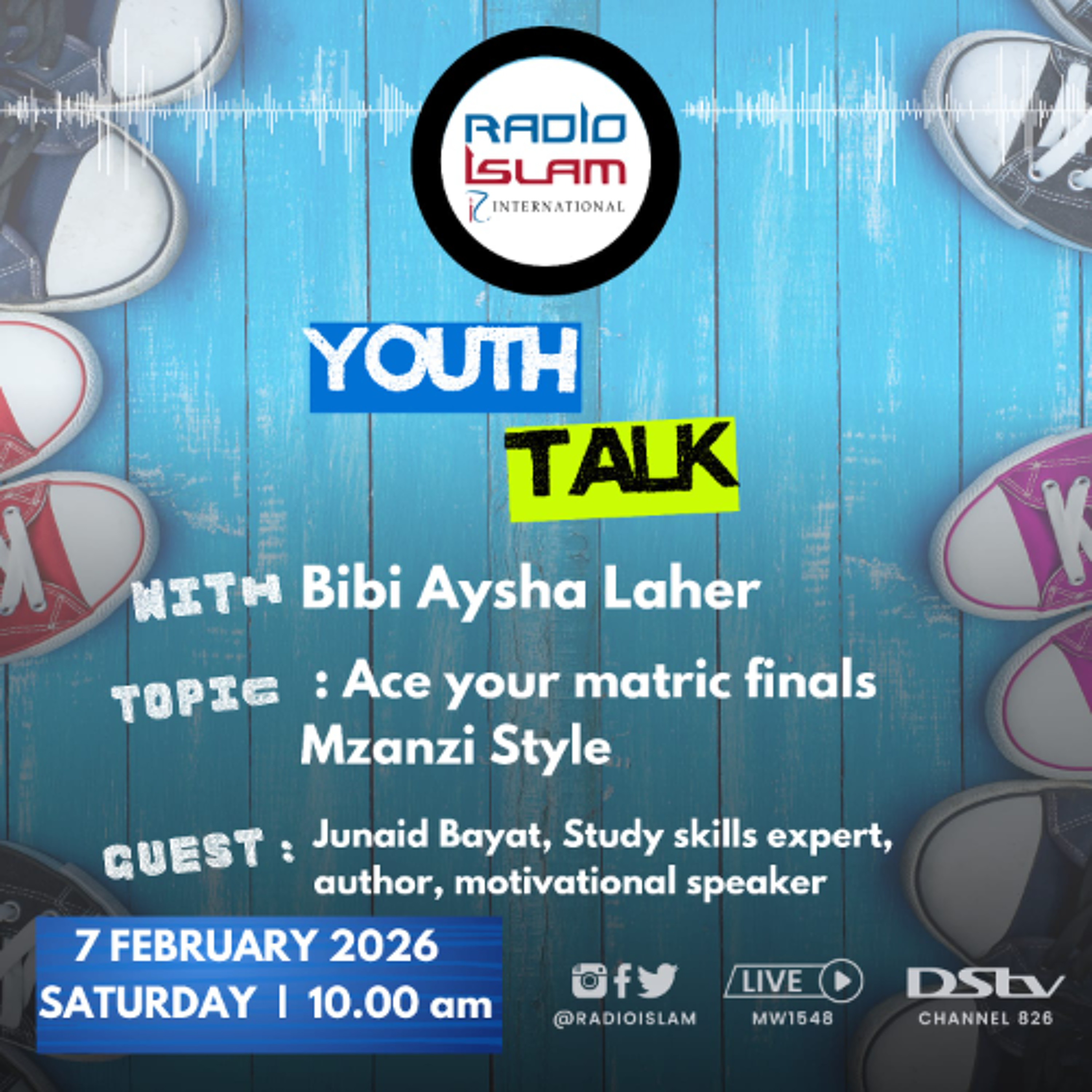 Ace your matric finals Mzanzi style Guest: Junaid Bayat,  Study expert