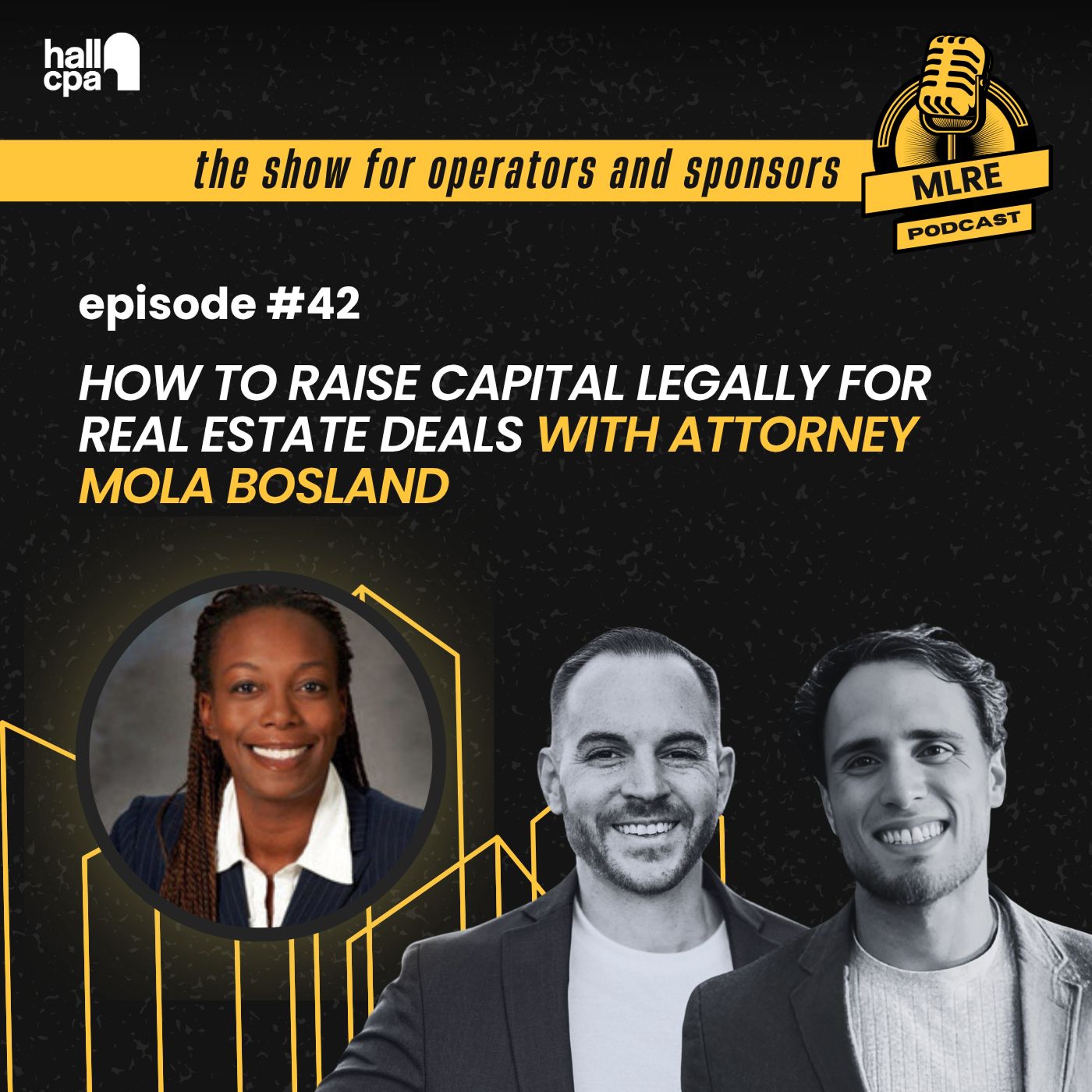 MLRE: How to Raise Capital Legally for Real Estate Deals with Attorney Mola Bosland — Tax Smart Real Estate Investors Podcast cover