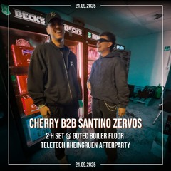 CHERRY B2B Santino Zervos | 2h Bounce Set @Gotec Boiler Floor // Teletech Rheingruen Afterparty