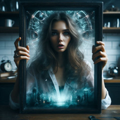 Schaduwen achter glas