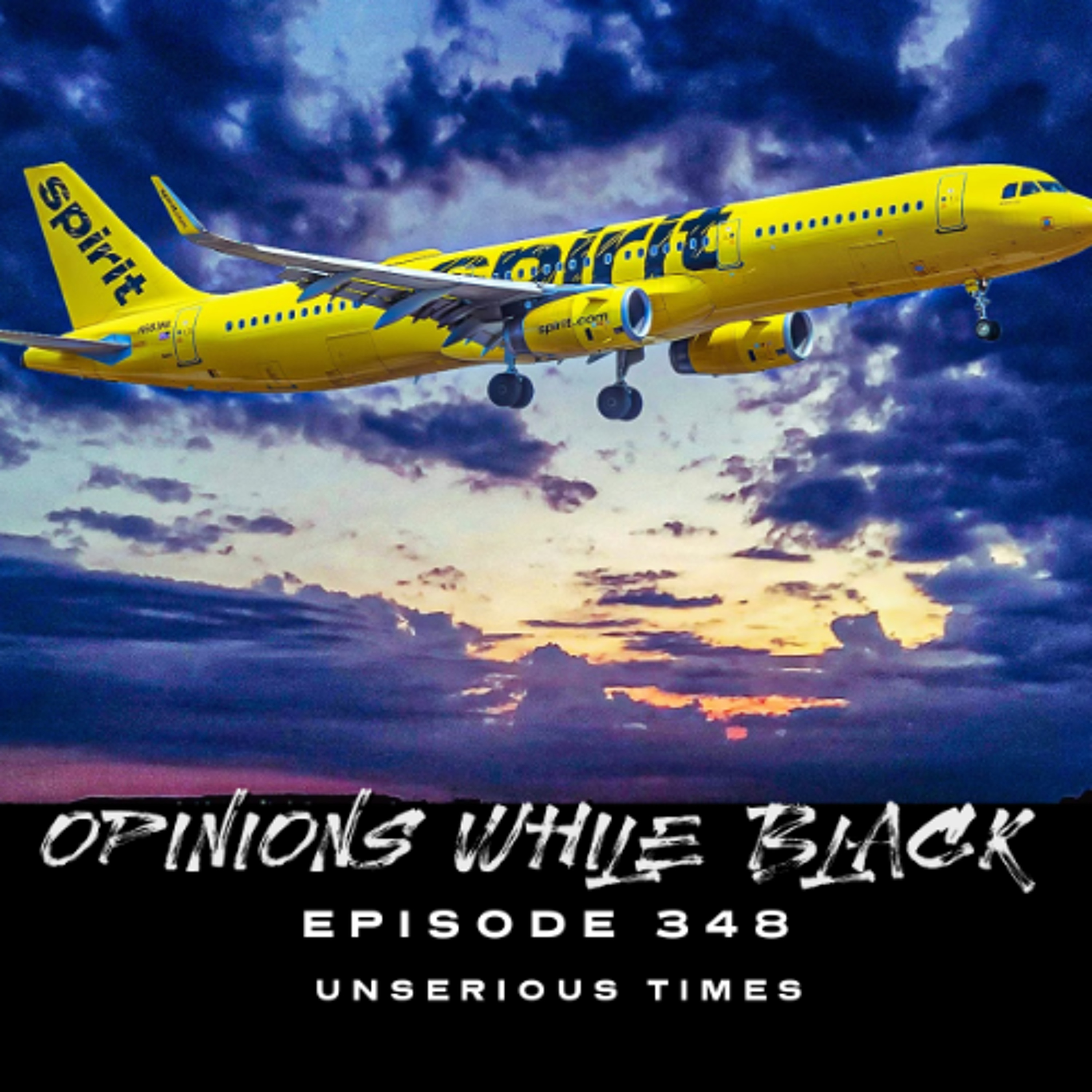 Opinions While Black: Episode 348 - "Unserious Times" episode artwork