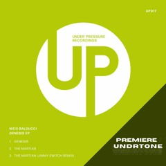 Nico Balducci - Genesis [Under Pressure Recordings] - PREMIERE