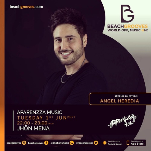 Stream Angel Heredia @ Beachgrooves Radio Jun 2021 (Aparenzza Music) by  AngelHeredia | Listen online for free on SoundCloud