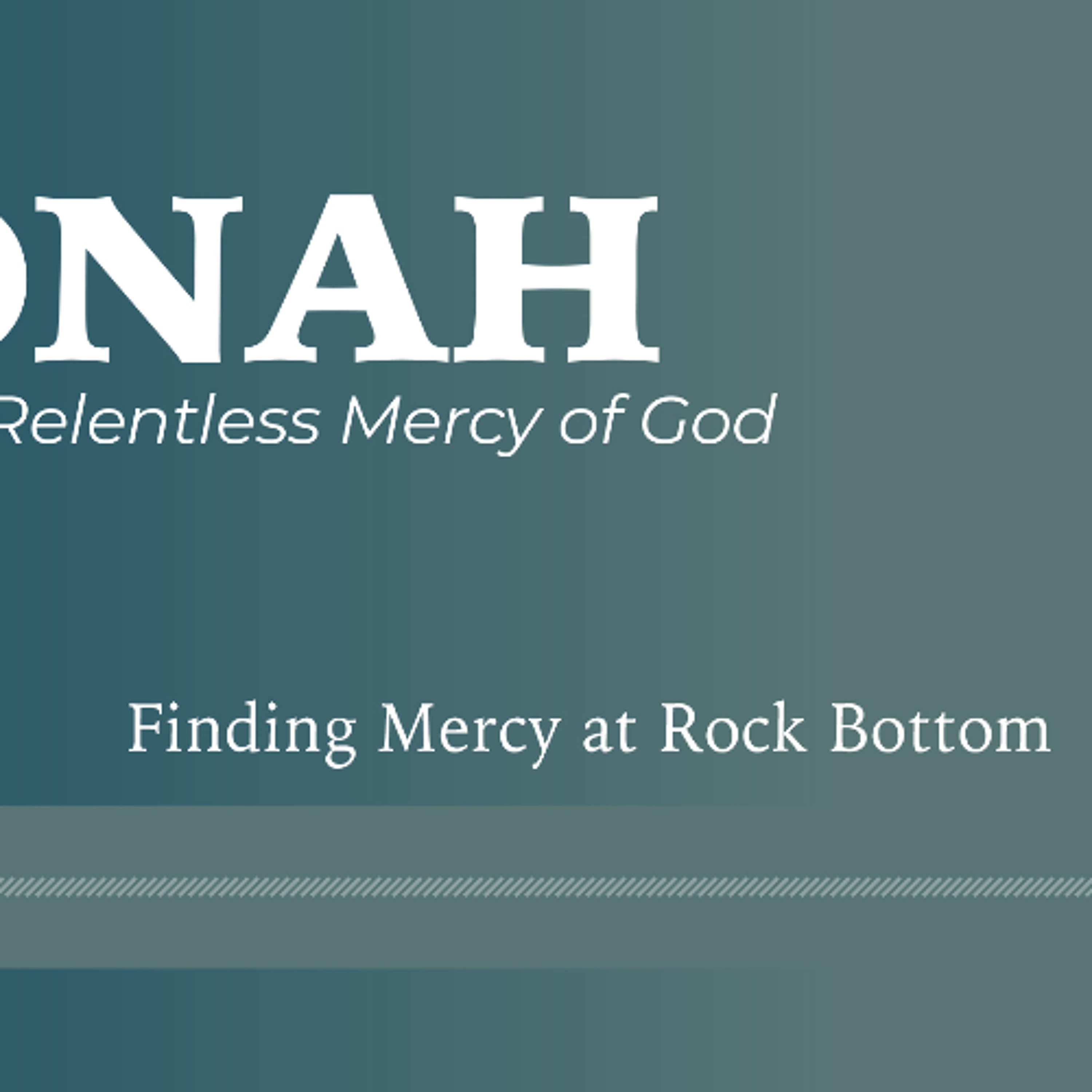 Finding Mercy at Rock Bottom episode artwork