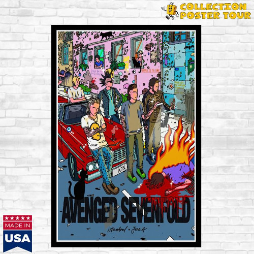 【ALAN FORBAS】Avenged Sevenfold ポスター Gig poster for the Forum last night #149/280 : r