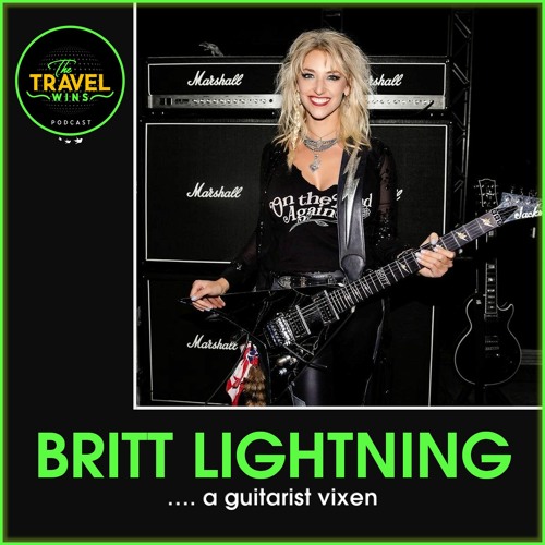 Signed Stage Played Guitar — Britt Lightning