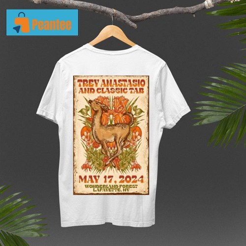 Trey Anastasio And Classic Tab 5-17-2024 Lafayette Ny Shirt