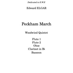 Elgar: Peckham March - unusual wind quintet