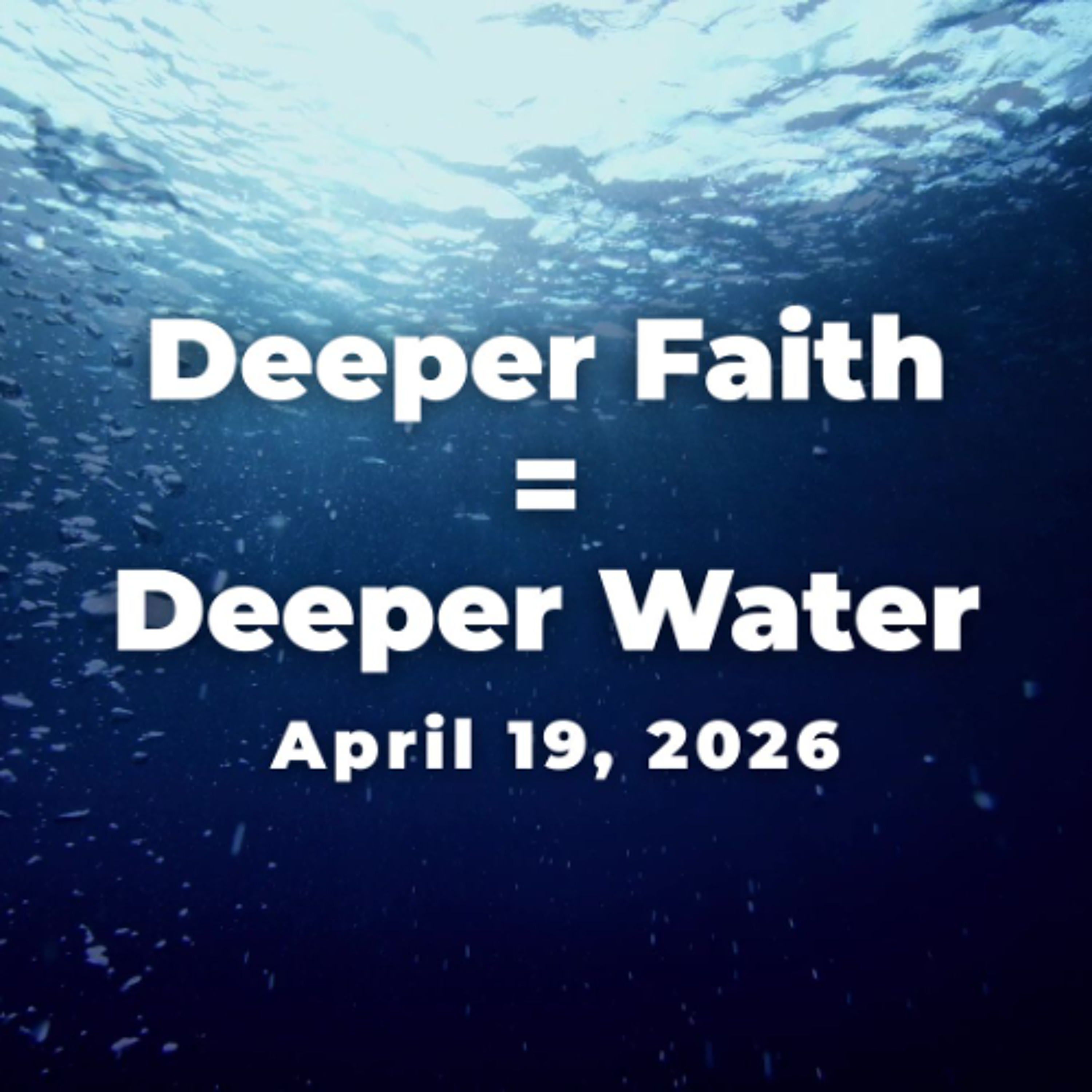 Deeper Faith=Deeper Water episode artwork
