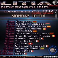 DJ Chris van Deer @ Militia Underground web radio #126 Show 10.04.2023
