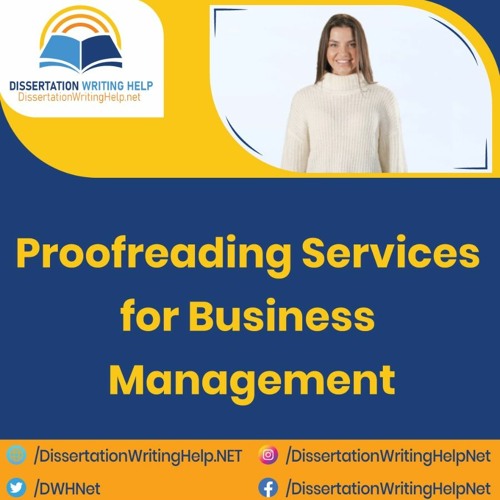 Business Management Dissertation Editing and Proofreading Services