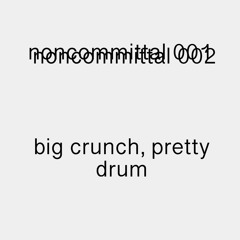 noncommittal 002 big crunch pretty drum
