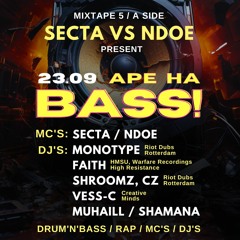 MONOTYPE & NDOE @ SECTA VS NDOE 23 09 2023 Mixtape 5 Sofia Bulgaria