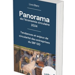 Circular Economy In Top French Firms  2024 Barometer