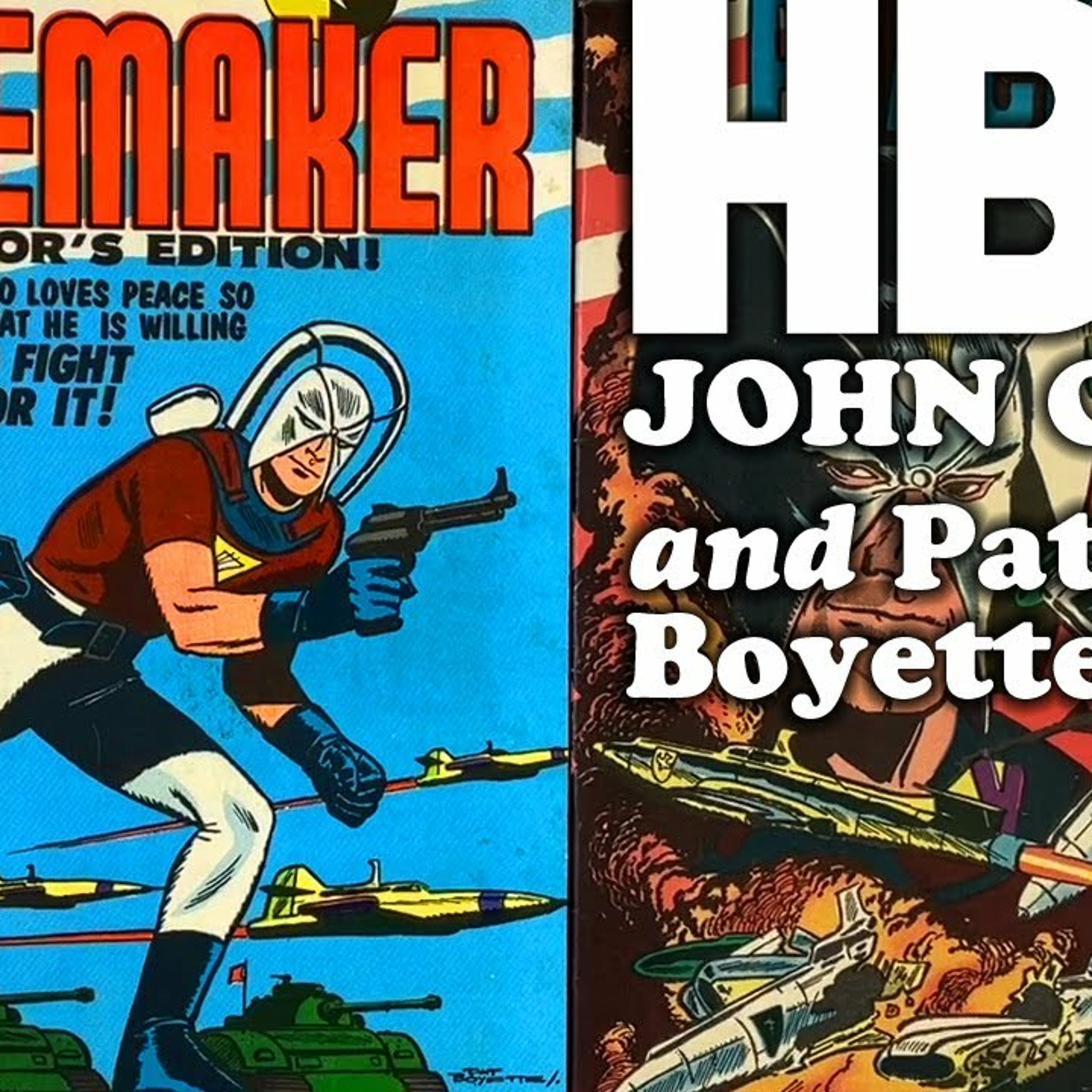 HBO and John Cena's Big Hit -- PEACEMAKER by Pat Boyette episode artwork