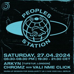 Peoples Station #36 on Jungletrain - 24/04/27 DJ Chromz w/ Arkyn