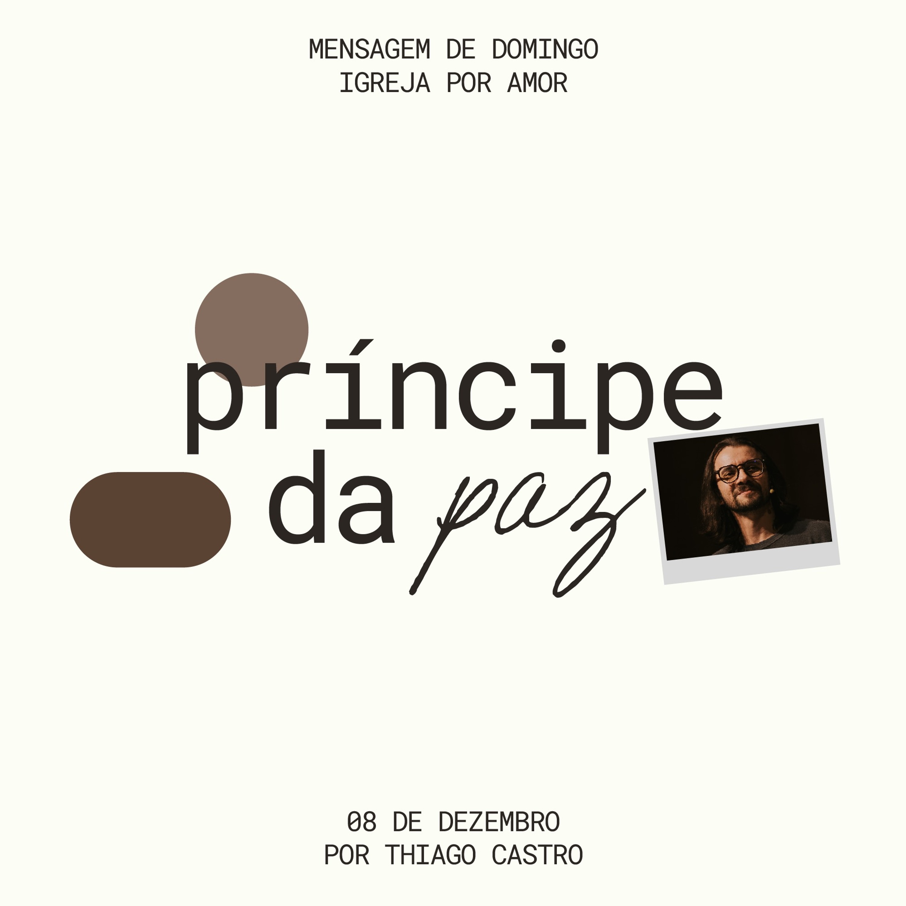 Príncipe da paz | Igreja Por Amor | Thiago Castro | 08 de Dezembro de 2024 episode artwork