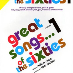 [Get] EPUB 📗 Great Songs of the Sixties, Vol. 1 by  Milton Okun [PDF EBOOK EPUB KIND