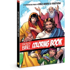 Read  [▶️ PDF ▶️] The Action Bible Coloring Book: 55 Reproducible Page