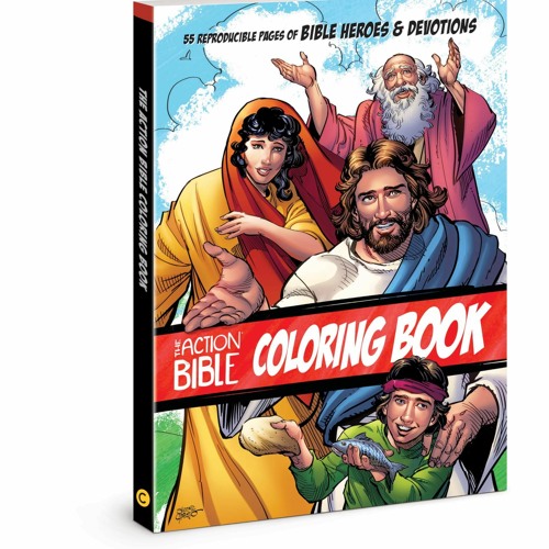 Read  [▶️ PDF ▶️] The Action Bible Coloring Book: 55 Reproducible Page