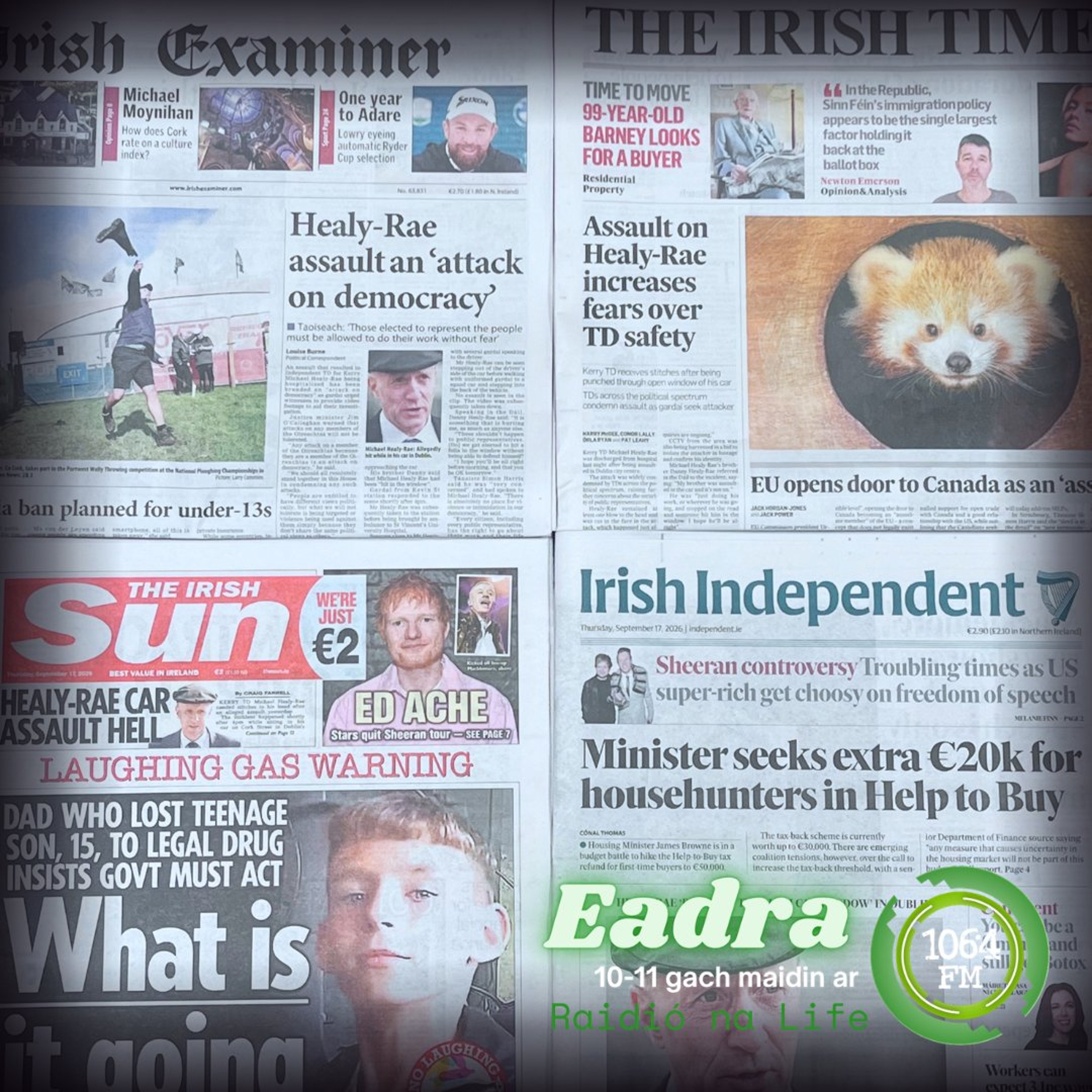 Nuachtáin an Déardaoin - 17 Meán Fómhair 2026