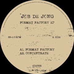 Job De Jong - Concentrate (Bandcamp Exclusive)