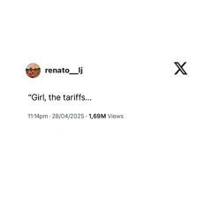 RENERGY SESH #004 - GURL, THE TARIFFS