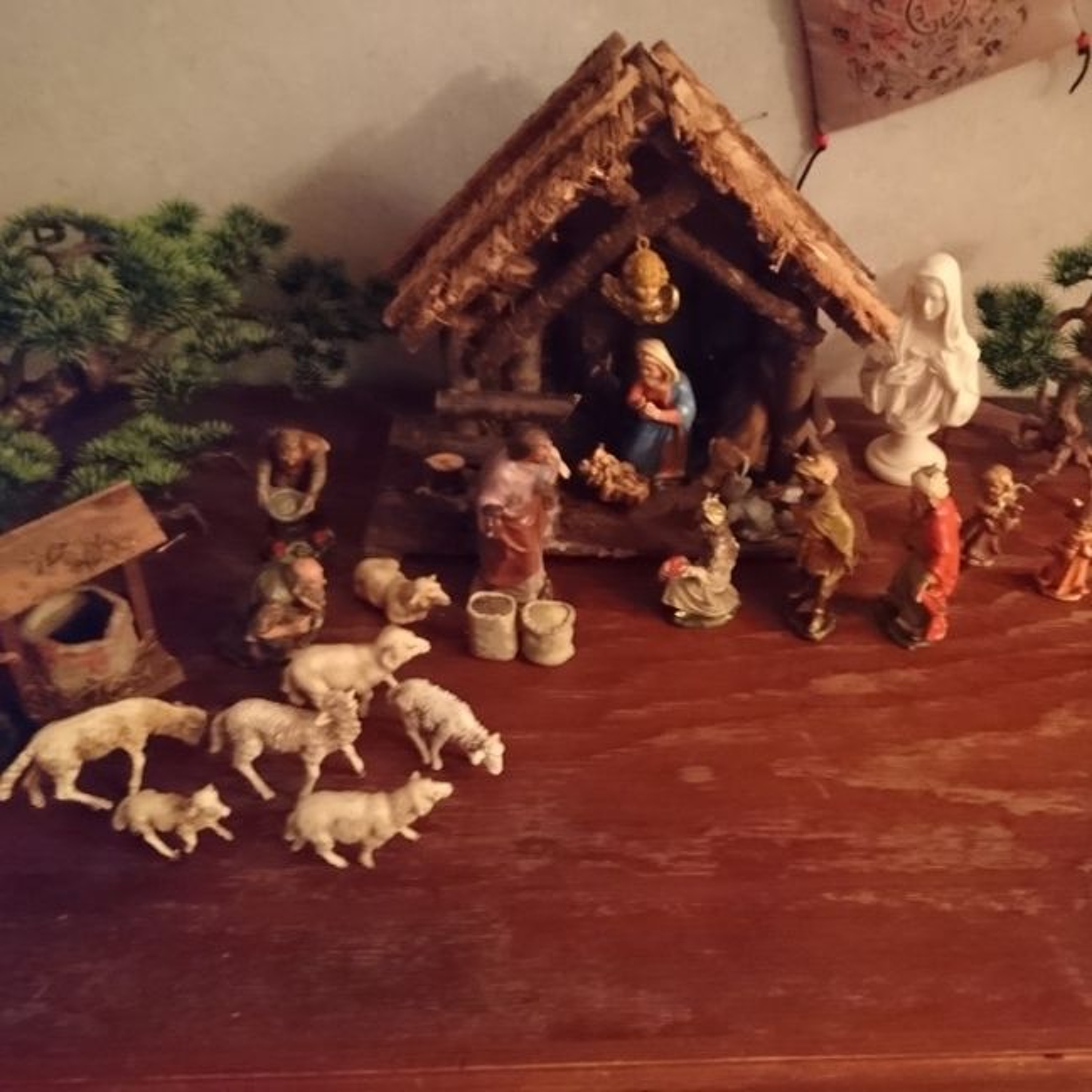 Christmas feast and spirit visited