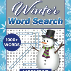 download PDF 📜 Winter Word Search Large Print: Winter Themed Word Find Puzzle Book f